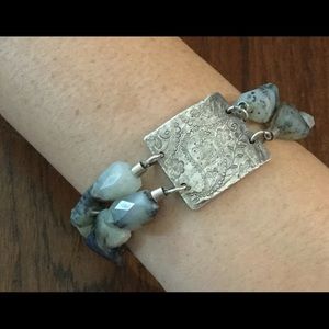 Blue Peruvian Opal Bracelet